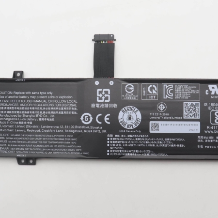 Lenovo L21B4PC0 L21C4PC0 L21D4PC0 L21L4PC0 SB11F24159 4cell 80Wh 15.44V BYD BATTERY Product specifications: Condition : Brand New Laptop Brand : Lenovo Fit Model Number : Lenovo L21B4PC0 L21C4PC0 L21D4PC0 L21L4PC0  FRU  Number : SB11F24159 Battery Compatibblity Model : Lenovo L21B4PC0 L21C4PC0 L21D4PC0 L21L4PC0